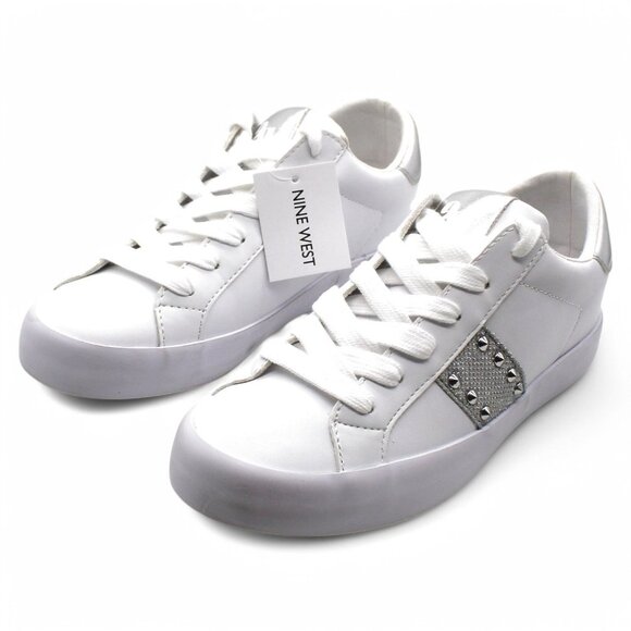 Nine West Women S Sneaks Lace-up Sneakers Women S Shoes - Picture 4 of 8